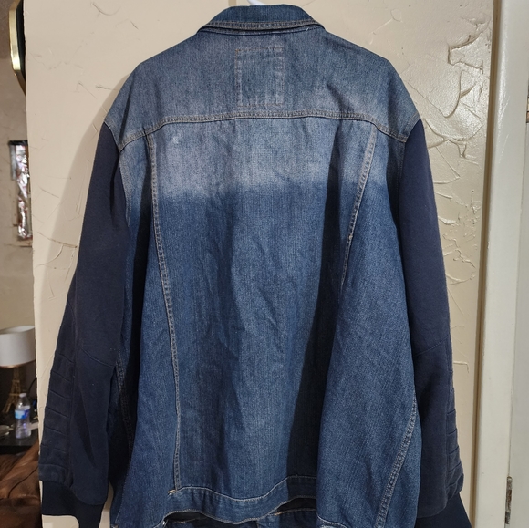 Monte carlo polo jockey club blue Jean jacket coat size 2xl XXL vintage - Picture 3 of 3